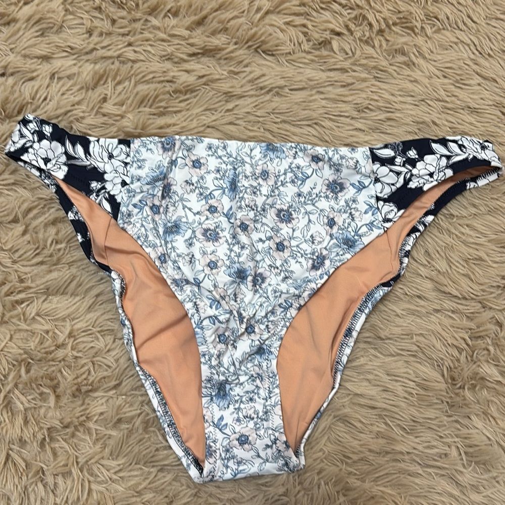 J Crew high rise mixed magnolia floral bikini bottoms size XXL new